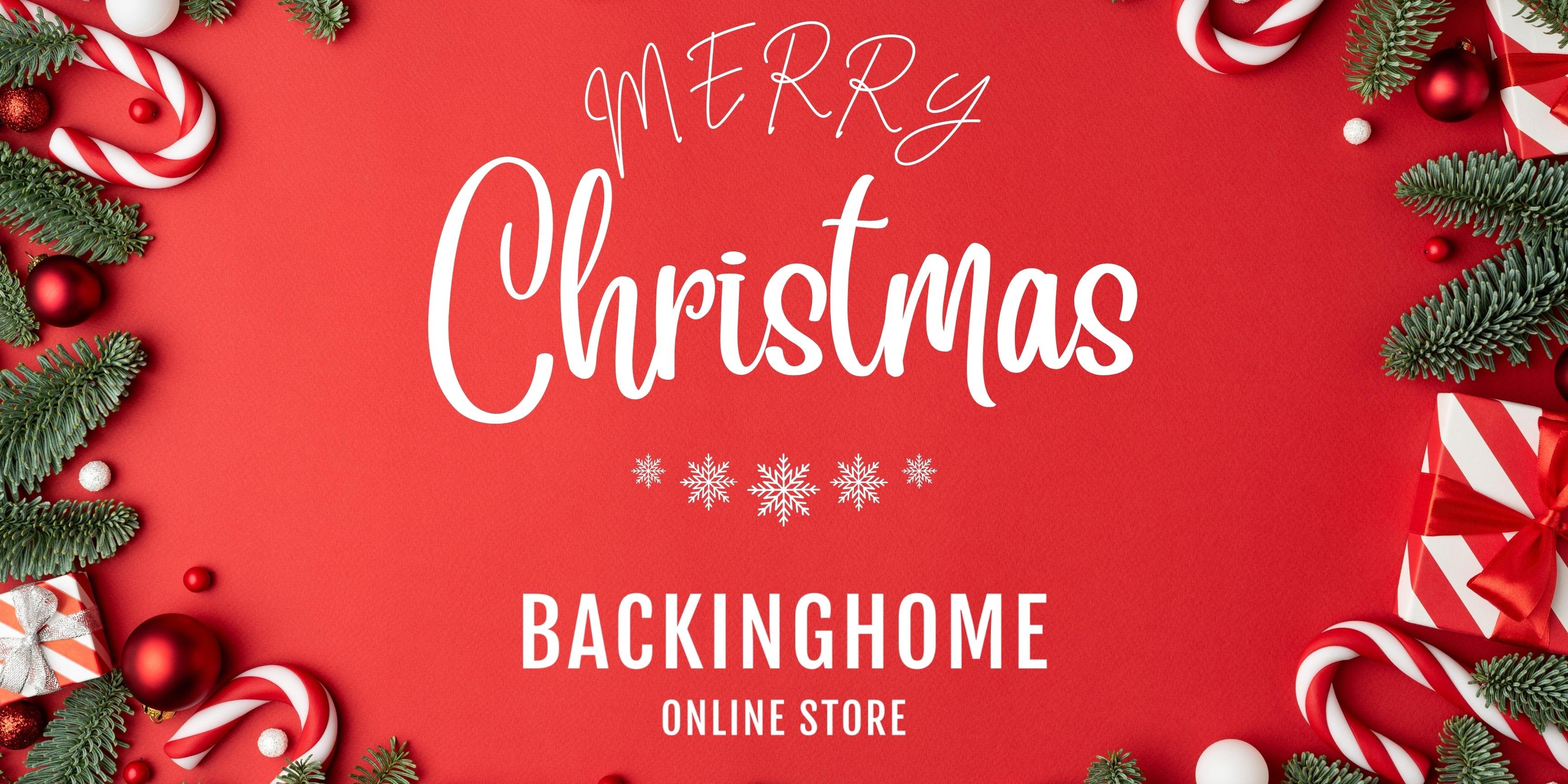 🎄 ¡La Navidad ha llegado a BackingHome! Descubre nuestra colección de accesorios navideños para el hogar 🎄