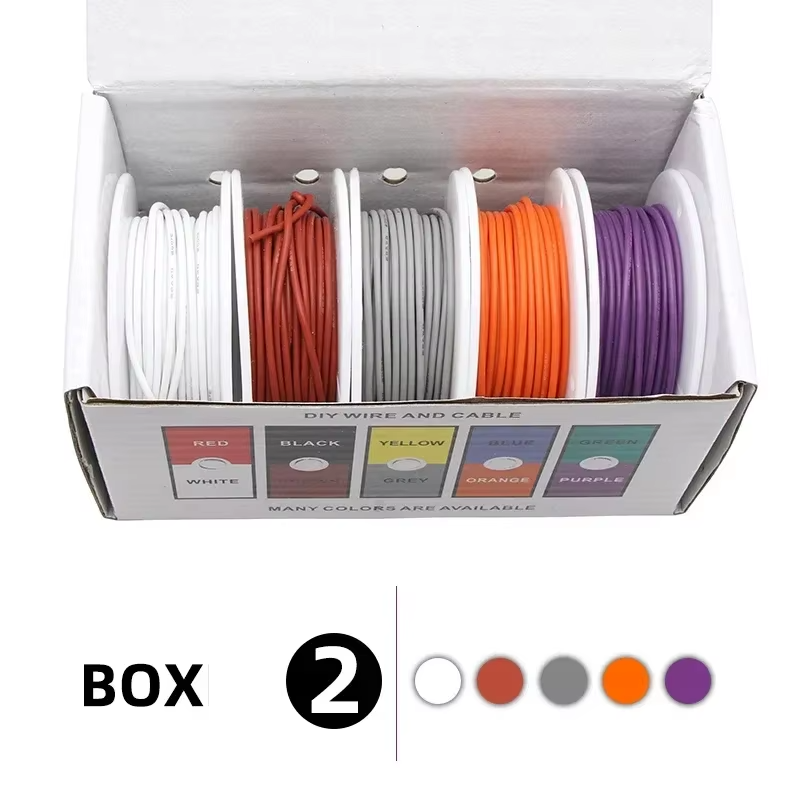 Kit de cables de silicona resistente al calorCables