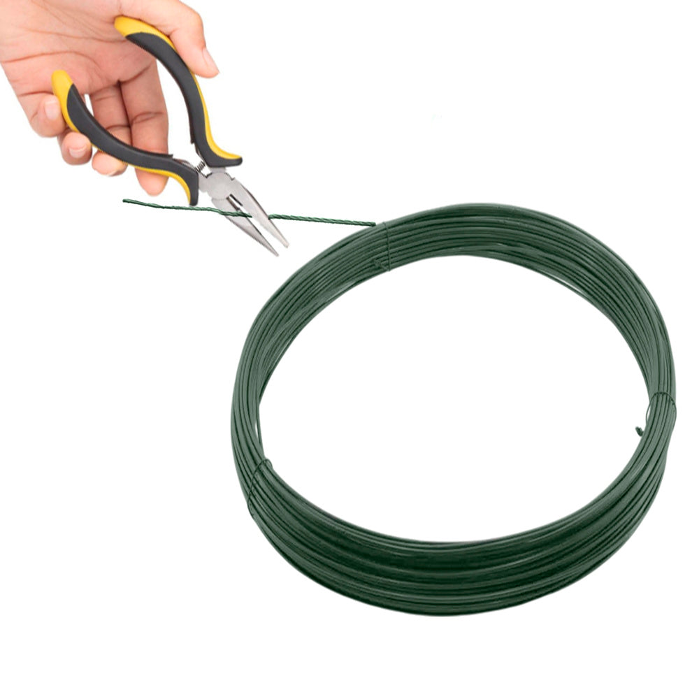 Alambre plastificado 1,2 mm verde (rollo 50 metros)