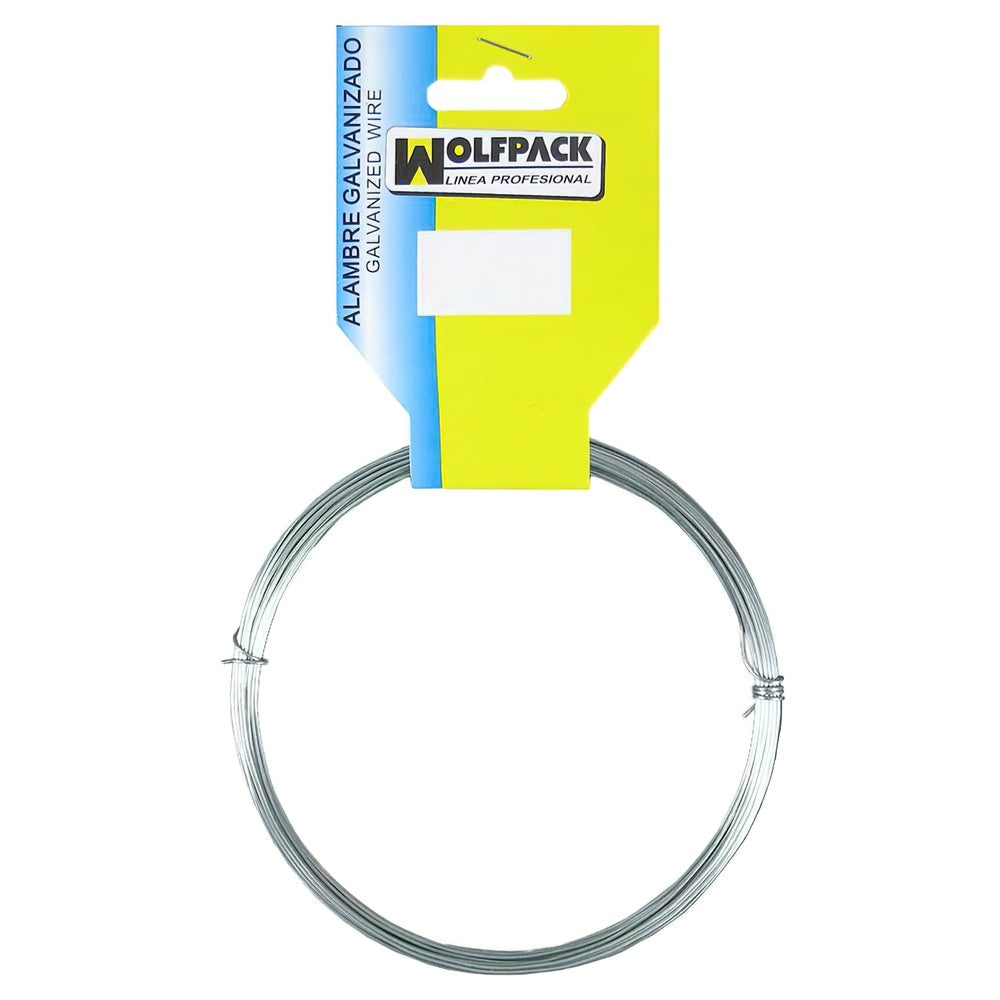 Alambre galvanizado (rollo 50 gramos  / 2 metros) nº12/1,8 mm