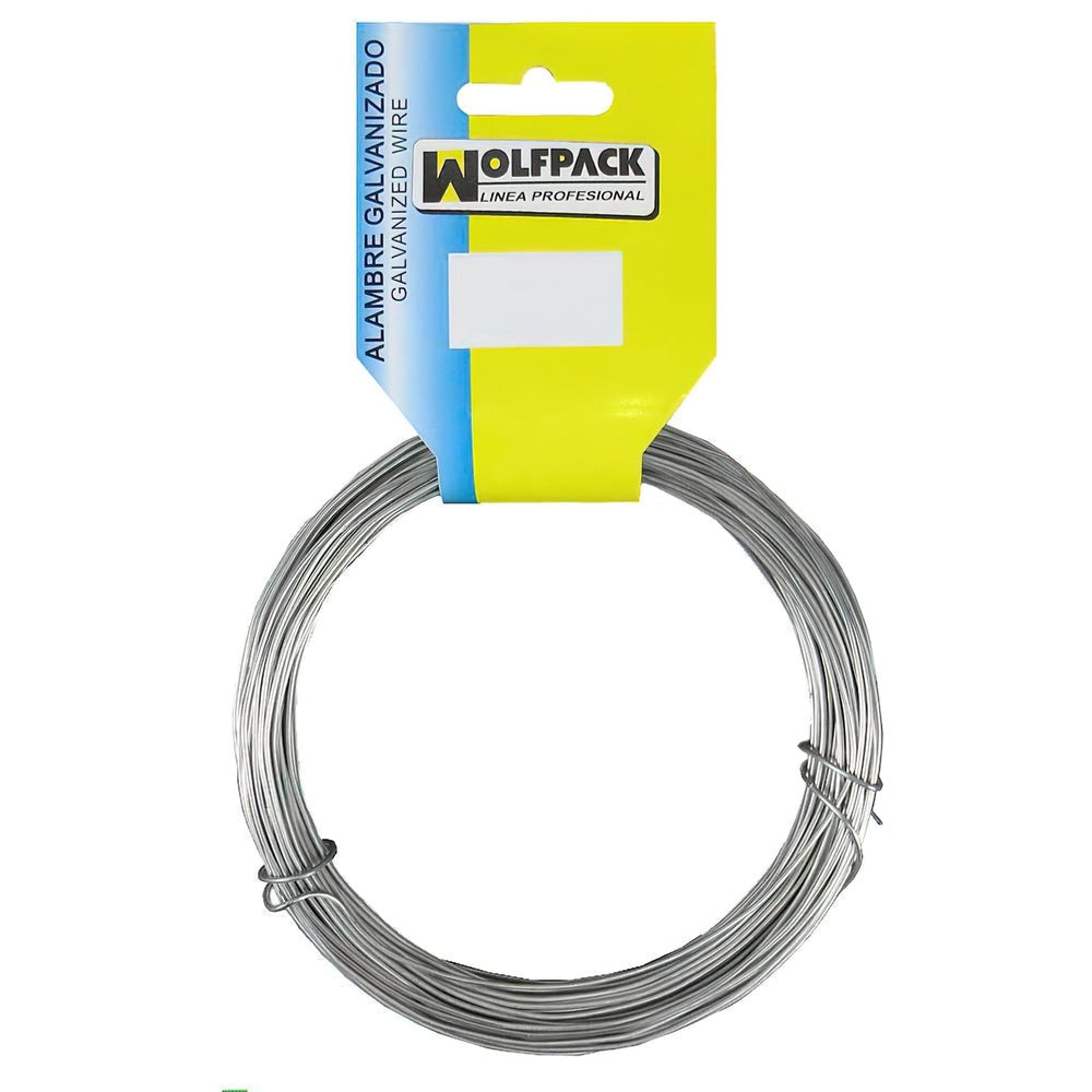 Alambre galvanizado (rollo 250 gramos / 10 metros) nº12/1,8 mm