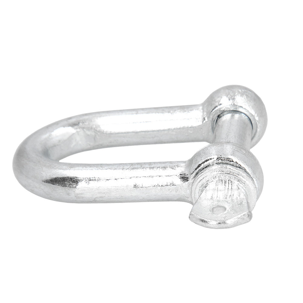 Galvanized straight shackle 6 mm 1/4" domestic use