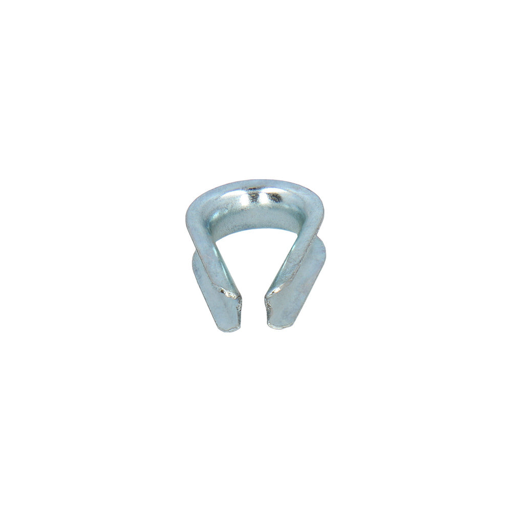 Guardacabos zincado para cable  3 mm