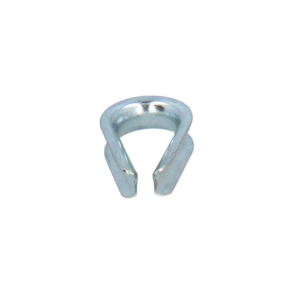 Guardacabos zincado para cable 4 mm