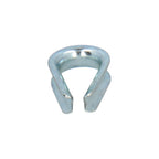 Galvanized thimble for 6 mm wire rope