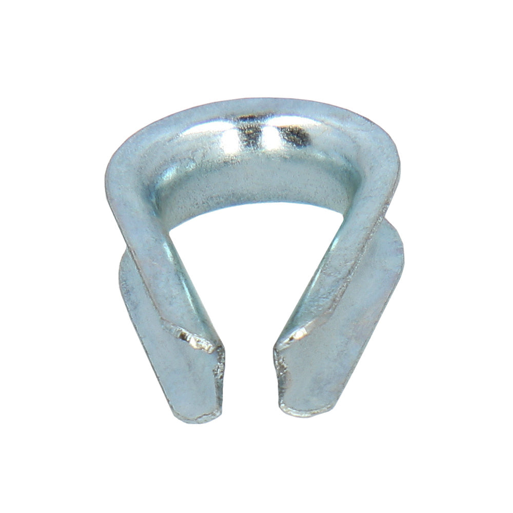 Guardacabos zincado para cable 12 mm
