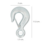 Swivel hook with safety latch 500 kg