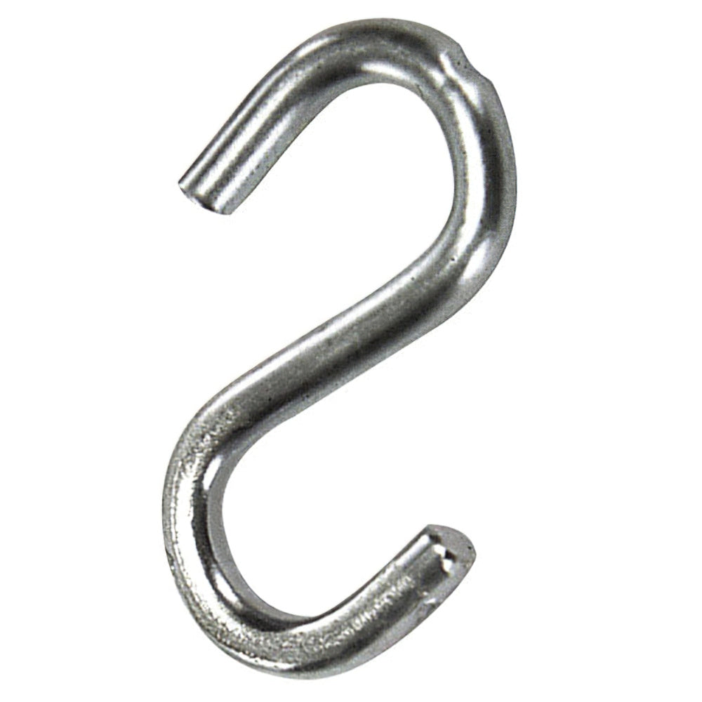 Gancho "s" hierro zincado  80 mm   "uso doméstico"