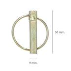 Pasador "anilla"  ø 9 x 55 mm