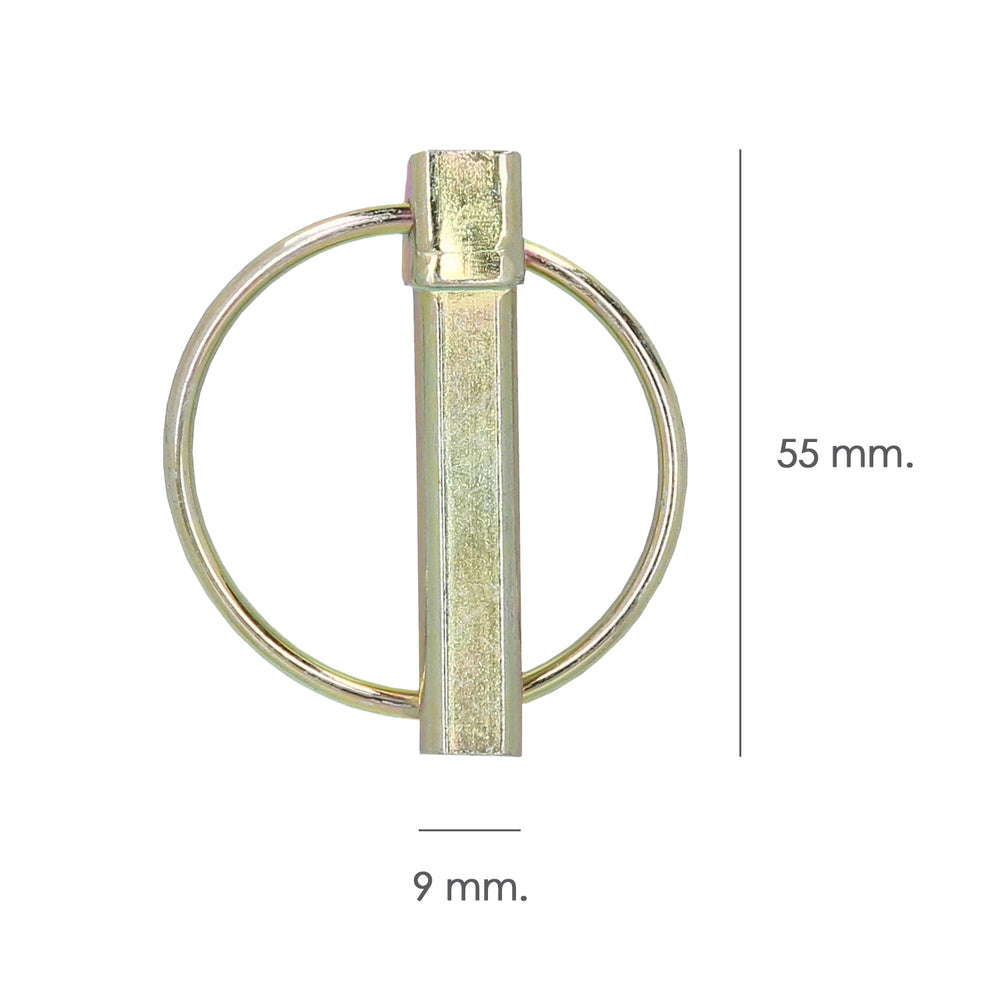 Pasador "anilla"  ø 9 x 55 mm