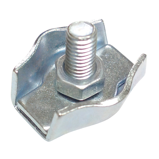 Sujetacables plano simple   6 mm. (bolsa100 unidades)