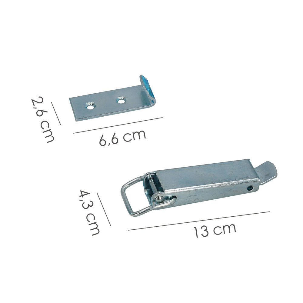 Flat clasp box 120 mm (box of 25 units)