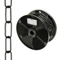 Cadena decorativa lisa negra 3,4x43 mm rollo 20 metros