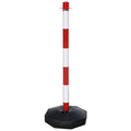 Poste para cadena plástico. 90 cm con base