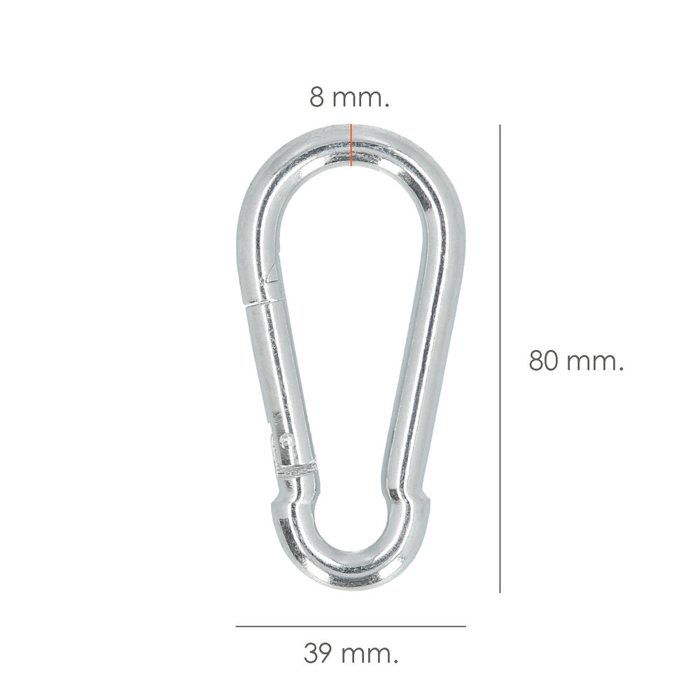 Firefighter snap hook 8x80mm household use