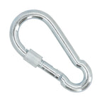 Firefighter carabiner with safety lock 10x100 mm household use