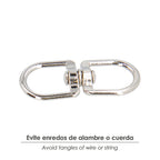 Swivel ring 5/8" 60x25 mm