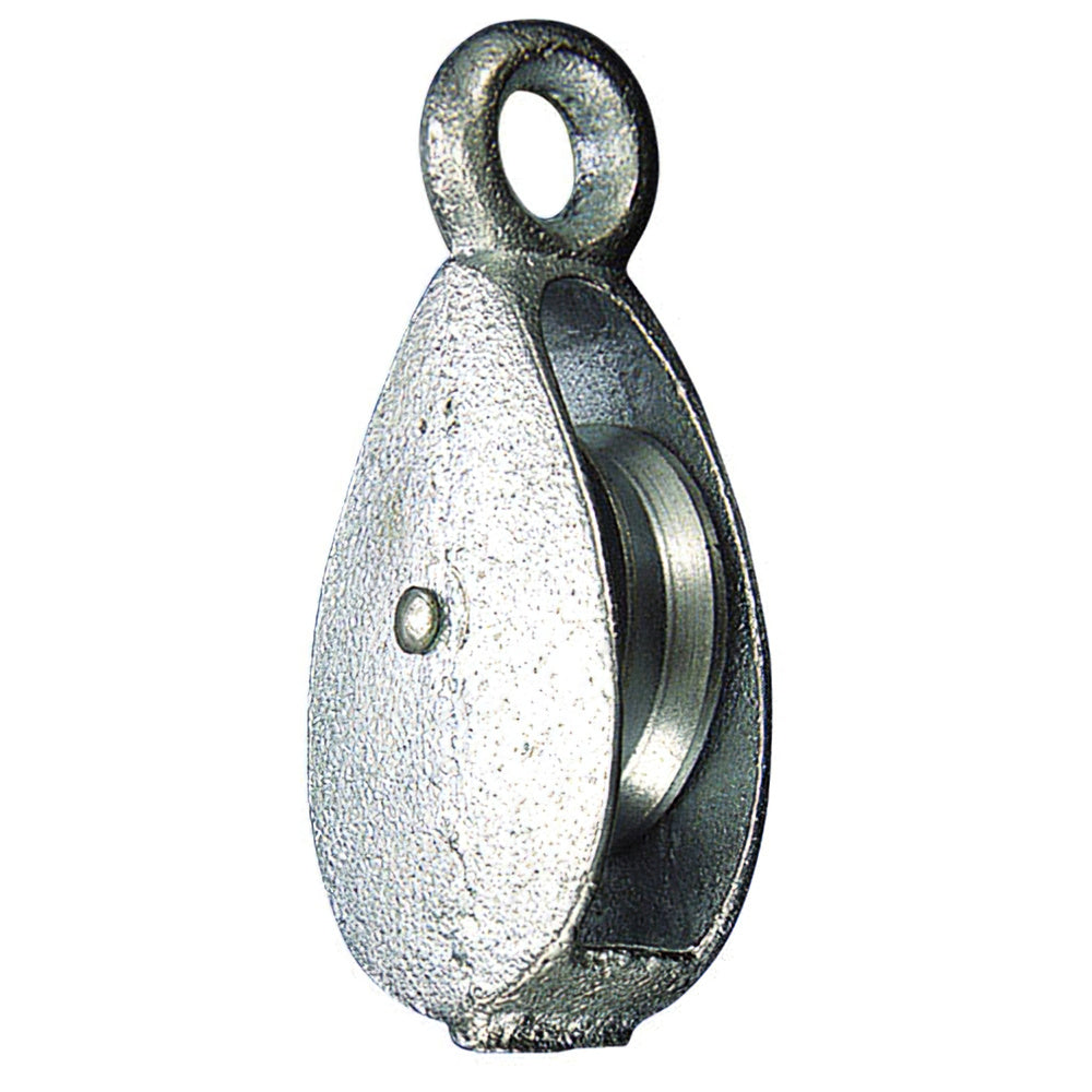 Zinc-plated awning pulley 1 1/4