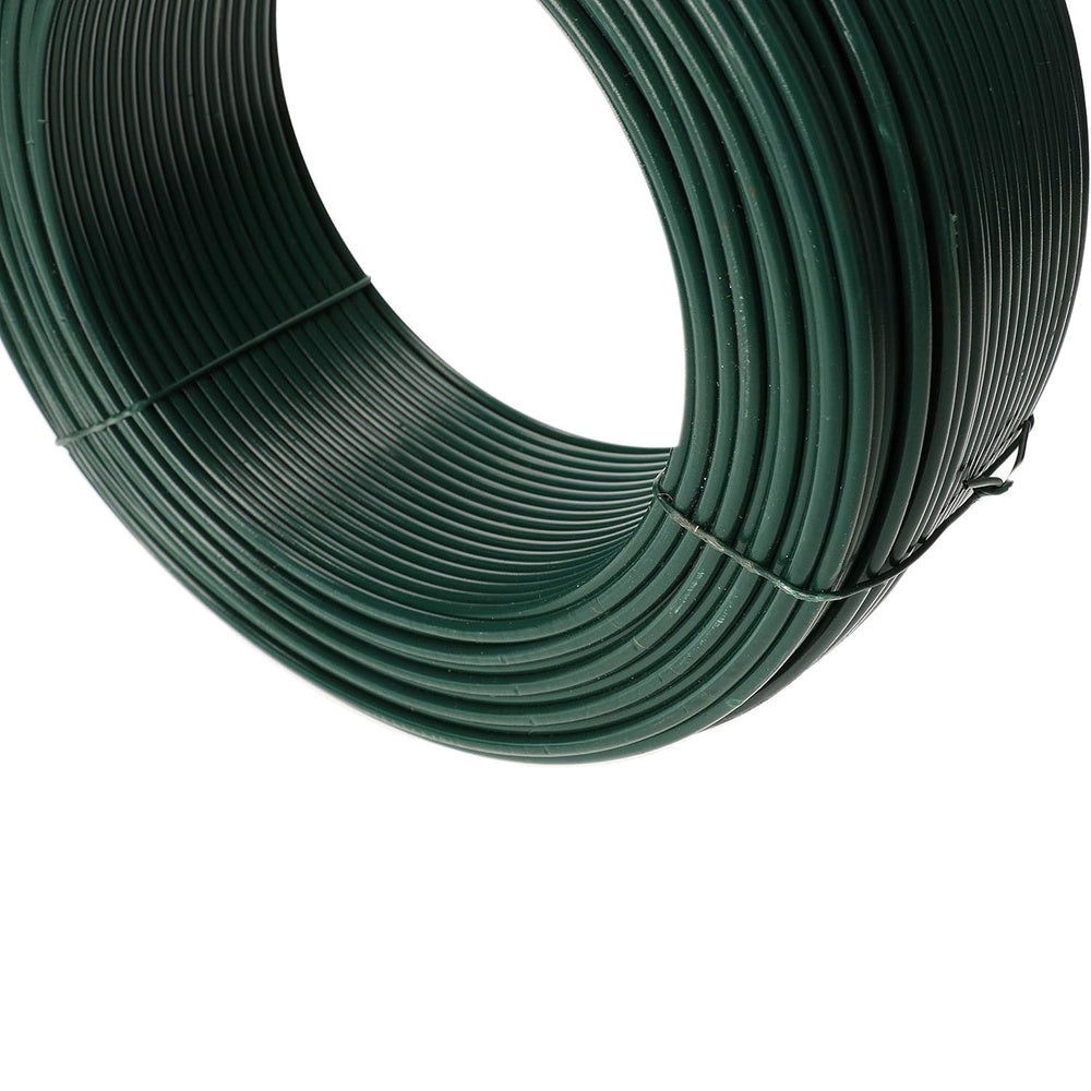 Alambre plastificado verde rollo 25 kg. / nº17
