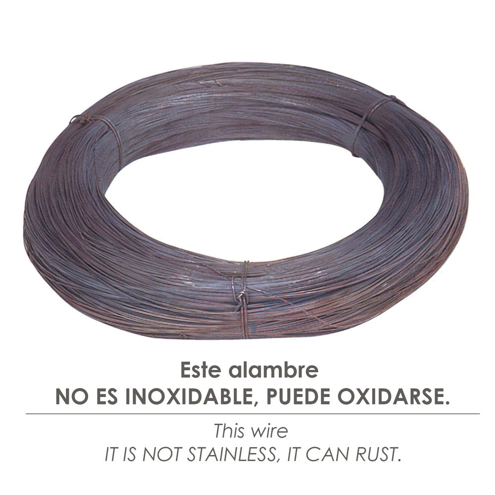 Alambre recocido rollo 25 kg. Nº8 - 1,3 mm