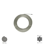 Cable galvanizado   4 mm (rollo 100 metros) no elevación