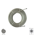 Cable galvanizado  10 mm (rollo 100 metros) no elevación