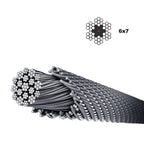 Cable galvanizado  12 mm. (rollo 100 metros) no elevación
