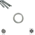 Galvanized cable 2 mm (25-meter roll) non-lifting