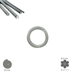 Galvanized cable 2 mm (25-meter roll) non-lifting