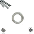 Cable galvanizado   3 mm (rollo 25 metros) no elevación