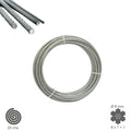 Galvanized cable 6 mm (25-meter roll) non-lifting