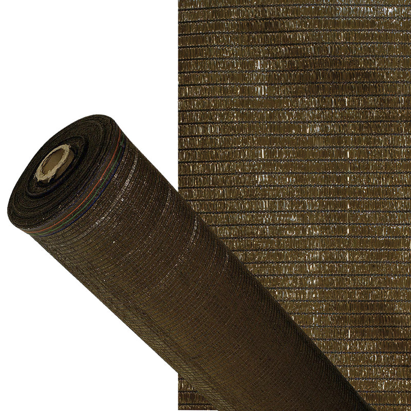 Malla sombreo 2,0 metros marrón rollo 100 metros