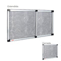 Mosquitera extensible marco aluminio 40 x 50/92 cm. Kit mosquitos, mosquitera ajustable, mosquitera universal