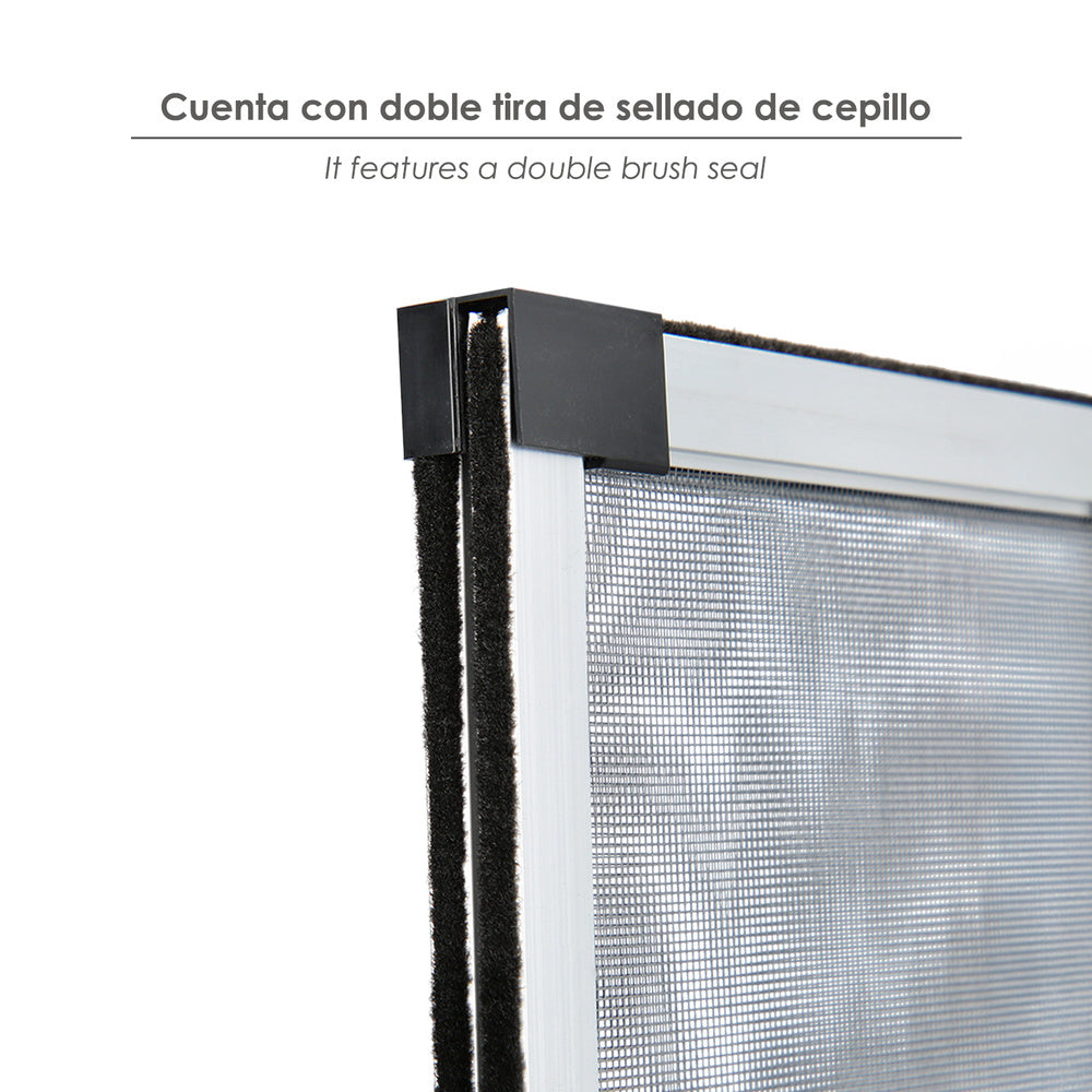 Mosquitera extensible marco aluminio 40 x 50/92 cm. Kit mosquitos, mosquitera ajustable, mosquitera universal