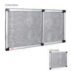 Mosquitera extensible marco aluminio 50 x 75/142 cm.