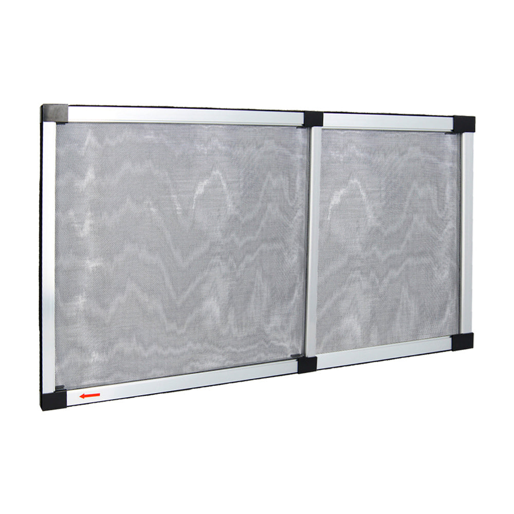 Mosquitera extensible marco aluminio 50 x 75/142 cm.