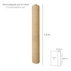 Rolo de tela de sombreamento 3,0 x 50 metros, reduz a radiação, protege o jardim e o terraço, regula a temperatura, cor bege
