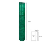 Malla sombreo rollo 2 x 50 metros, reduce radiación, protección jardín y terraza, regula temperatura, color verde claro