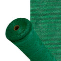 Malla sombreo rollo 2 x 50 metros, reduce radiación, protección jardín y terraza, regula temperatura, color verde claro