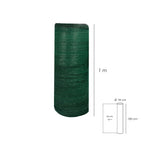 Rolo de tela de sombreamento 1 x 50 metros, reduz a radiação, protege o jardim e o terraço, regula a temperatura, cor verde claro