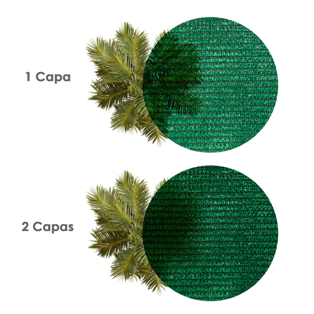 Rolo de tela de sombreamento 1 x 50 metros, reduz a radiação, protege o jardim e o terraço, regula a temperatura, cor verde claro