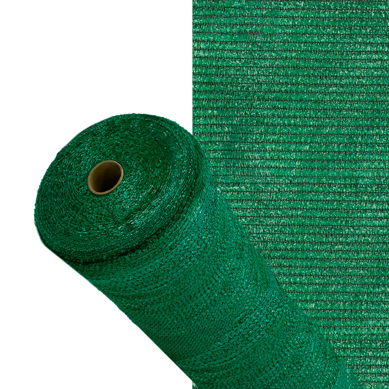 Malla sombreo rollo 3 x 50 metros, reduce radiación, protección jardín y terraza, regula temperatura, color verde claro