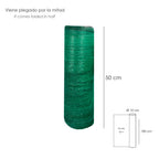 Shade netting roll 1.0 x 10 meters, reduces radiation, garden and terrace protection, regulates temperature, light green color