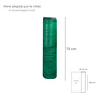 Rolo de tela de sombreamento de 1,5 x 10 metros, reduz a radiação, protege o jardim e o terraço, regula a temperatura, cor verde claro.