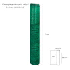 Rolo de tela de sombreamento 2,0 x 10 metros, reduz a radiação, protege o jardim e o terraço, regula a temperatura, cor verde claro