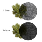 Malla sombreo negro 3,0 metros rollo 50 metros, reduce radiación, protección jardín y terraza, regula temperatura, color negro