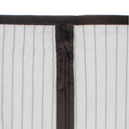 Cortina mosquitera para puertas con cierre central magnetico automatico 120 x 240 (alt.) cm color negro.