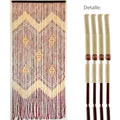 42-Strip Bamboo Beaded Curtain 90x200 cm