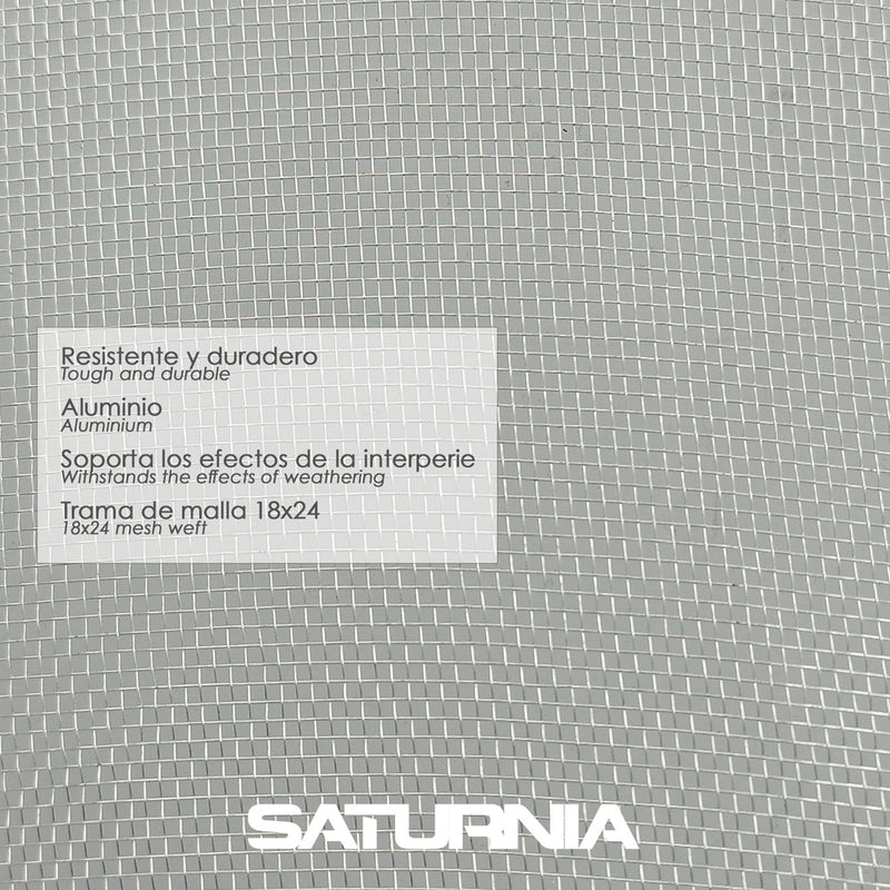 Tela mosquitera aluminio 18x14 ancho 60 cm. rollo 30 metros. malla mosquitera aluminio anti mosquitos, antimoscas,