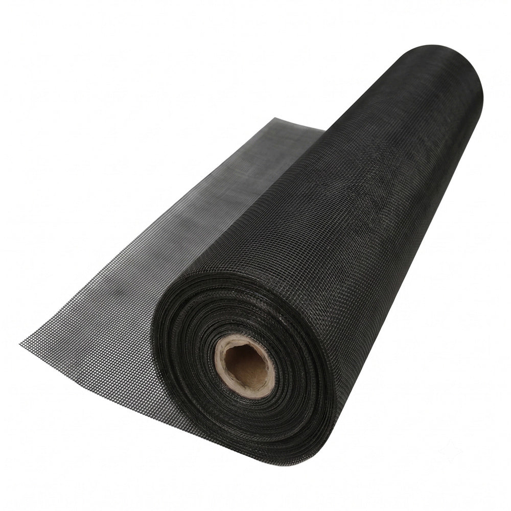 Gray fiberglass mosquito screen 18x16/150 cm roll 50 meters.